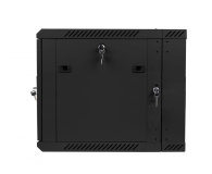 Lanberg Wisząca 19" 9U 600x600mm dwusekcyjna (czarna) - 455648 - zdjęcie 5